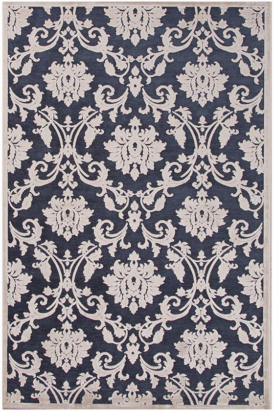 Audrey Region Rug - 7'6""x9'6"", Navy/choice Part