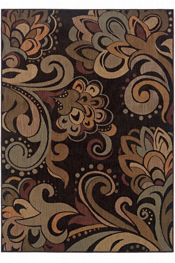 Balance Aarea Rug - 7'8""x10'10"", Brown