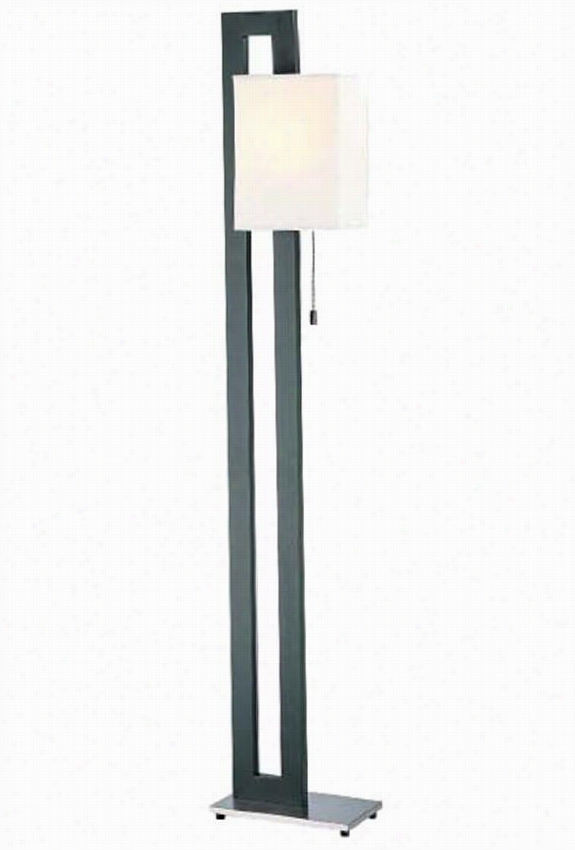 Beinto Floor Lamp - 58""hx11""w, Black