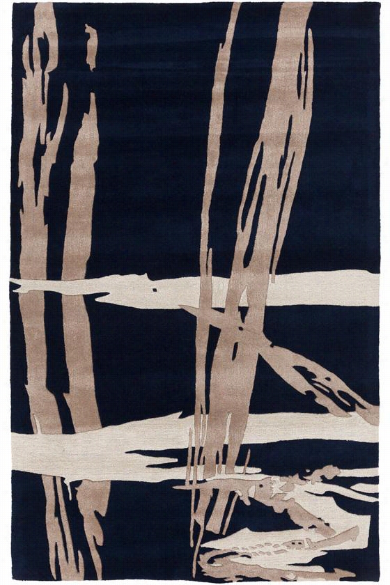 Bojador Area Rug - 8'x11', Navy Blue