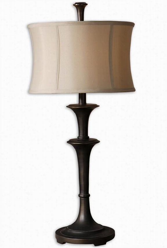 Brazoria Table Lamp - 31""hx14""diametee, Bronze