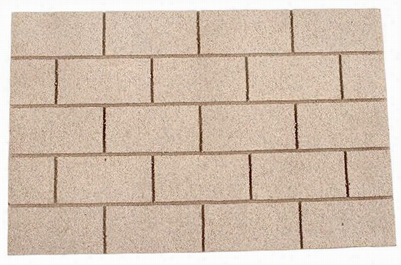 Bricked Corrkboard - 4""hx12""wx18""d, Brick Red