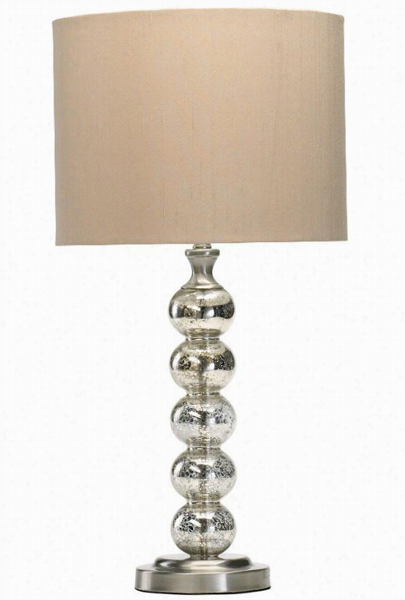 Burnish Table Lamp - 25.5""h, Gold