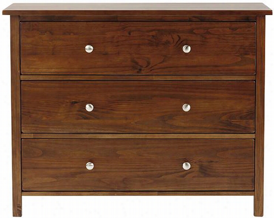 Deerfild Bachelor Chest - 33""hx42""wx18""d, Brown