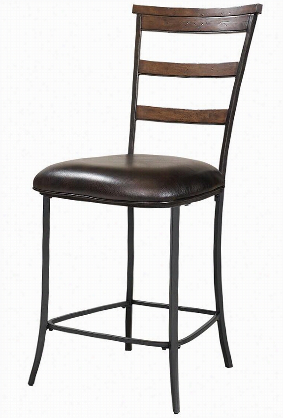 Dylan Counter Stools - Set Og 2 - 41.5" ;"hx19.5""w, Chestnut Brown