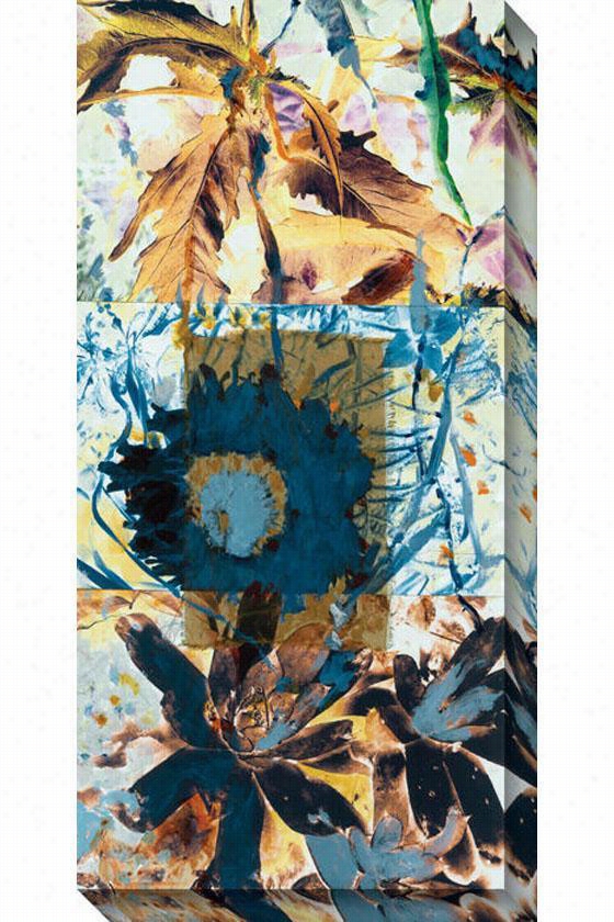 Earth Song Iv Canvas Wsll Art - Iv, Blue