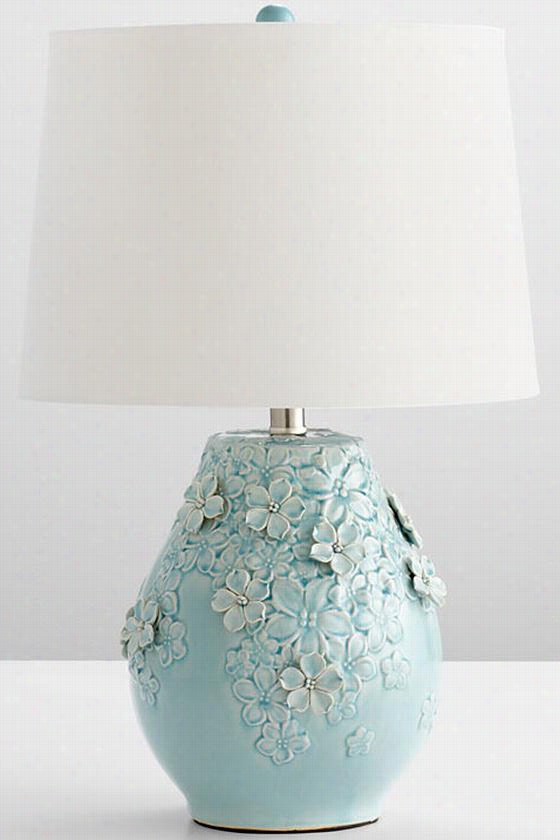 Eire Table Lamp - 23.255quot;&quoth;x14.5"&suot;di, Azure