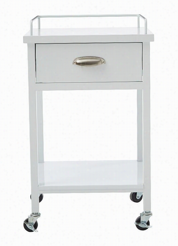 Elixir Small Cart - 28""hx17& Quot;&quo T;wx15""d, Gloss White