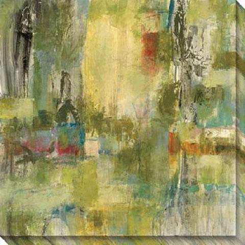 Equivalence Ii Canvas Wall Art - Ii, Green