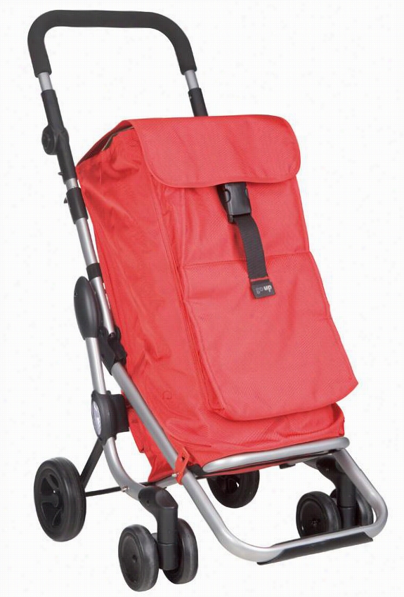 Go Up Rolling Cart - 40hx19w, Red