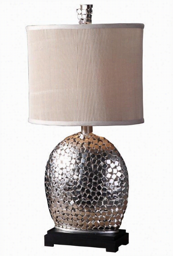 Harrison Table Lamp- 29.5""hx15""w, Silver