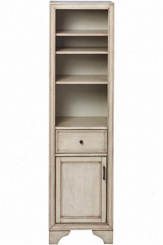 Hazelton 18""w Linen Storage Cabinet - 67.""hx18"&qu0t;wx15""d, Grey