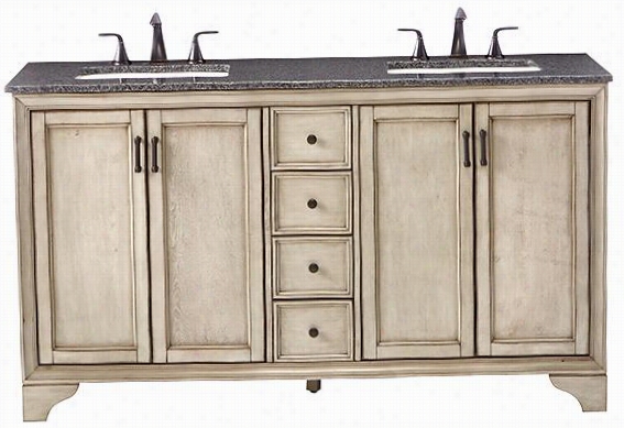 Hazelton 61""w Doublebathroom Vanity - 39""hx61""wx22"&qquot;d, Grey