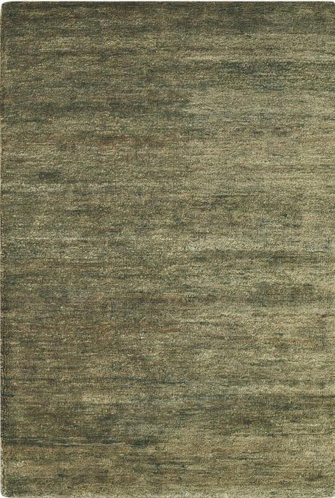 Hemp Area Rug - 2'6""x12' Runnner, Green