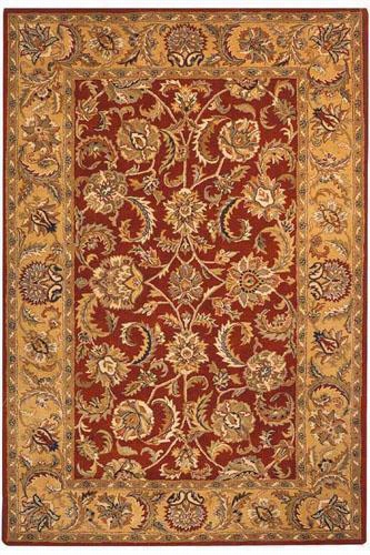 Kashmir I Arrea Rug - 2'3""x12' Runner, Red