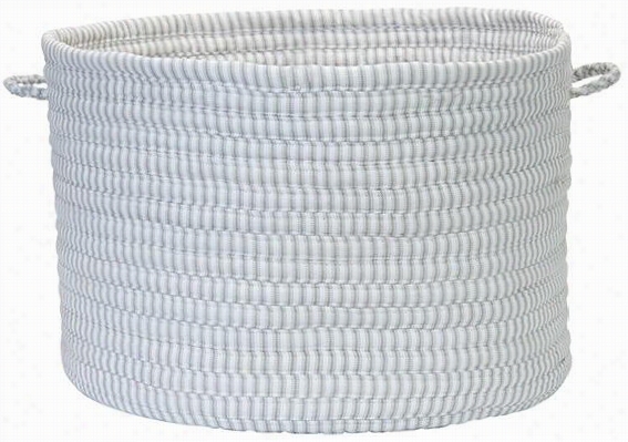 Lucille Basket - 10""hx14""wx14""w, Gray