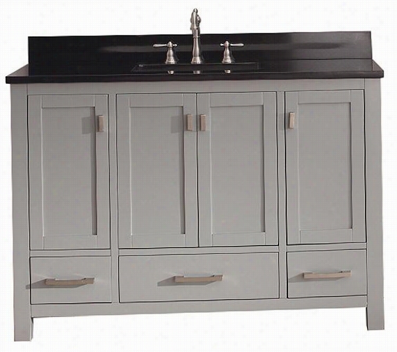 Maddox Wide Vanity - 35""hx49""w, Gray