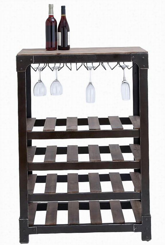 Madeline Wine Rack - 48""hx21""wx14""d, Murky