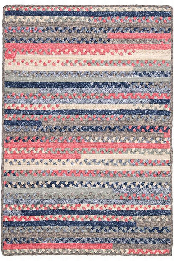 Moinca Rectangular  Aeea Rug - 77'x9', Crushed Coral