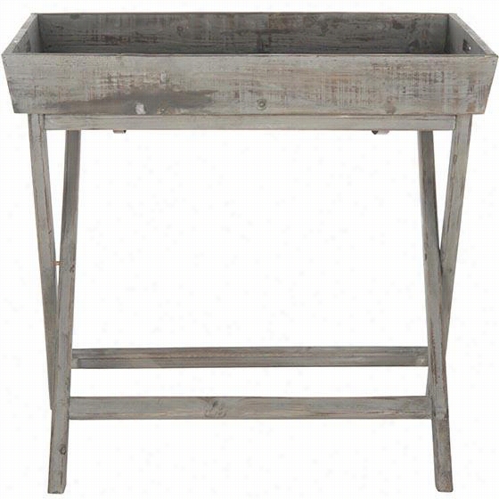 Neil Cacent Table - 32""hx21.5&""d, Ivory