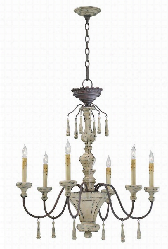 Provence Chandeliier - 6-light, Carriage House