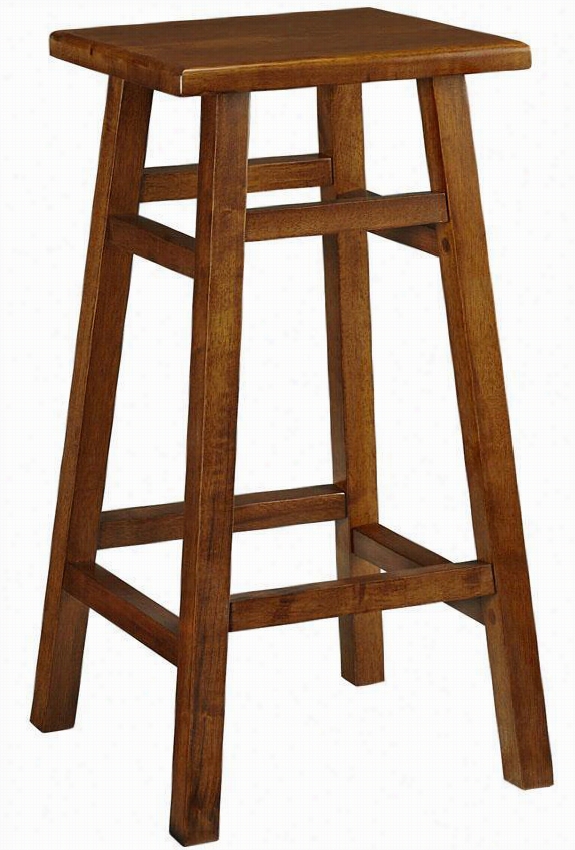 Pub Bar Stool - 30"",h Brown Wodo