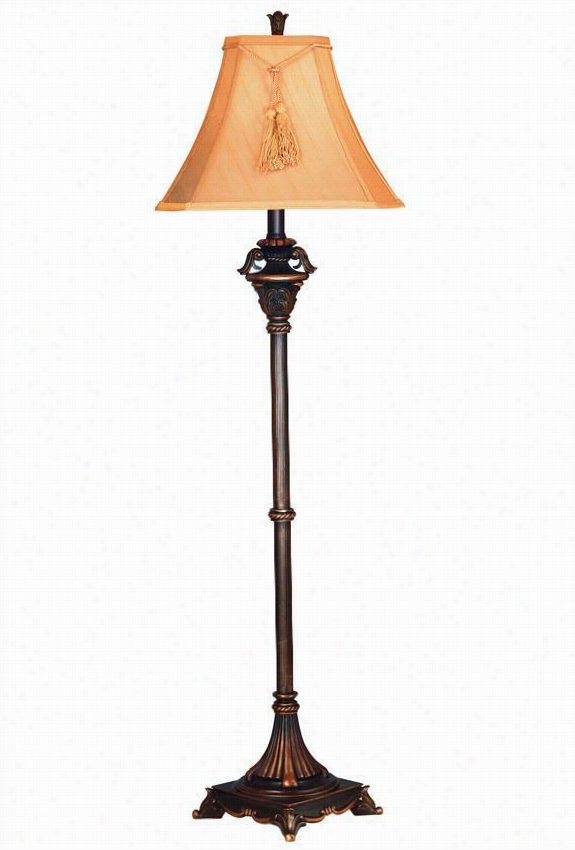 Rowan Floor Lamp - 58""h, Bronze