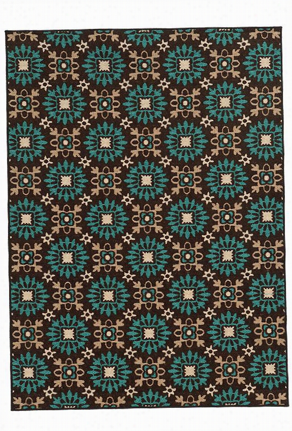 Springfield Area Rug - 7'10""x10, Coffee Brown