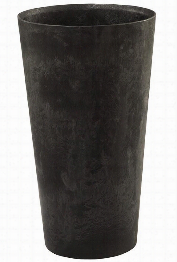 Tall Napa Planter - 27.5, Black