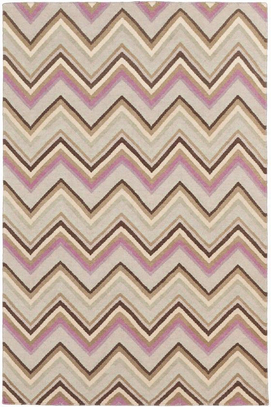 Tilleery Superficial Contents Rug - 8'x11', Pink