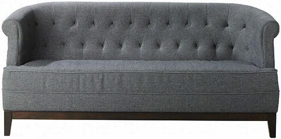 Travette Tufted Sofa - 32""hx73q&uot;&qukt;wx32""d, Textured Solid Chrcl