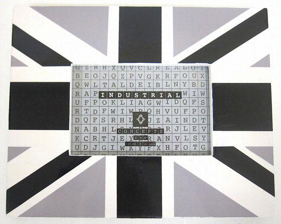 Union Jack Frame - 10x8-holds 4x6, Black And White