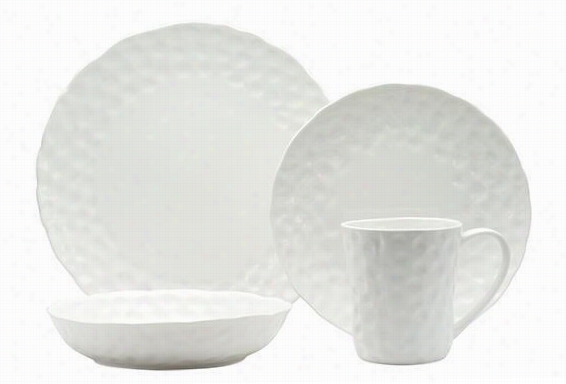 Vanilla Dinnerware - Round 16pc Dinner Set, White