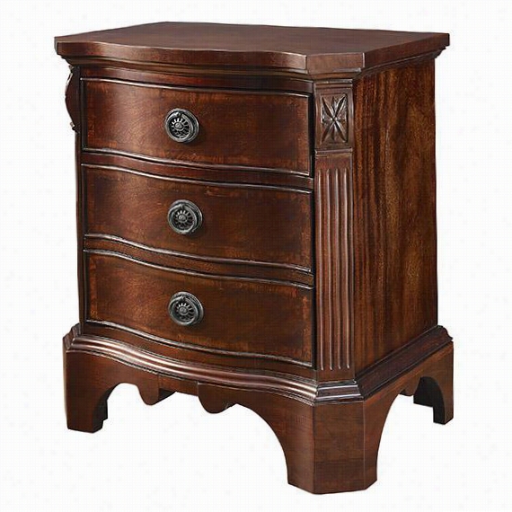 Westland Nightstand - 29""hx27""wx17""d, Brick Red