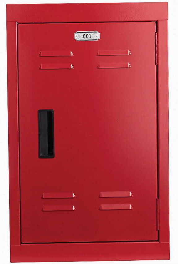 Academia Small Locker - 24""hx15"&qyot;wx115""d, Red