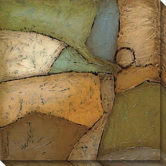 Anaolgous Iv Canvas Wall Art - Iv,  Earthtones