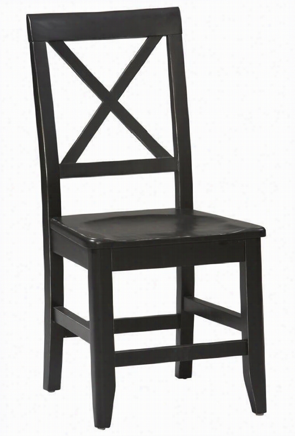 Annad Inign Chair - 36.65""hx17.25""w, Black