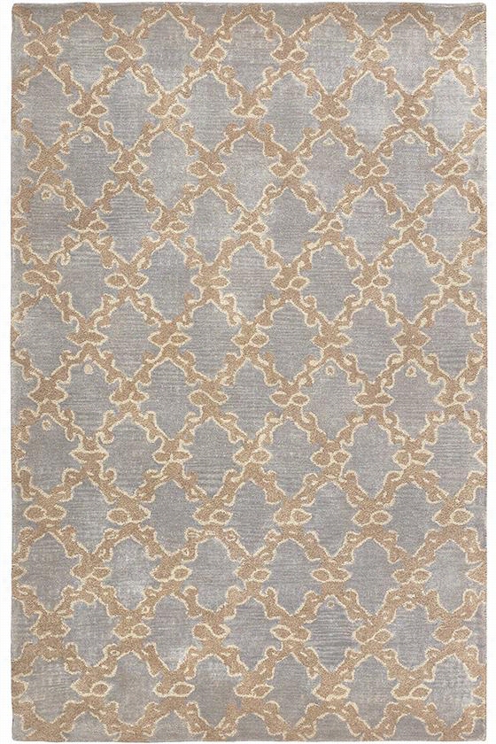 Baron Area Rug - 2'6""x10'runner, Grey/lightgreen