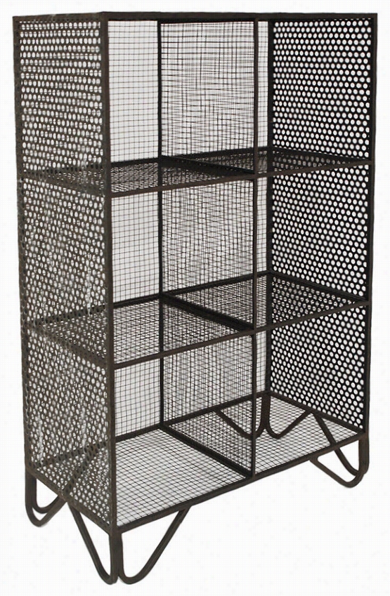 Blakely Storage Rack - 40""hx12""wx24"&qquot;w, Gray