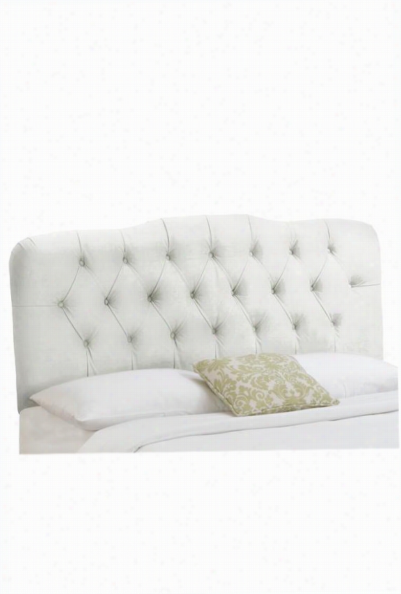 Custom Iabella Upholstered Headboard  - Queen, White