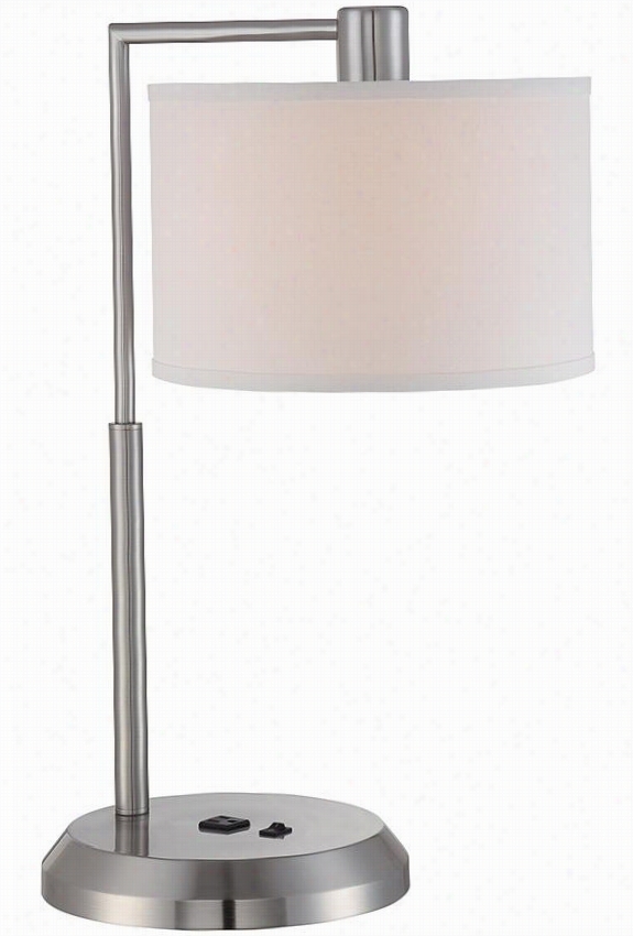 Eliza Desk Lamp - 24""hx16""diameter, Classic Silev R