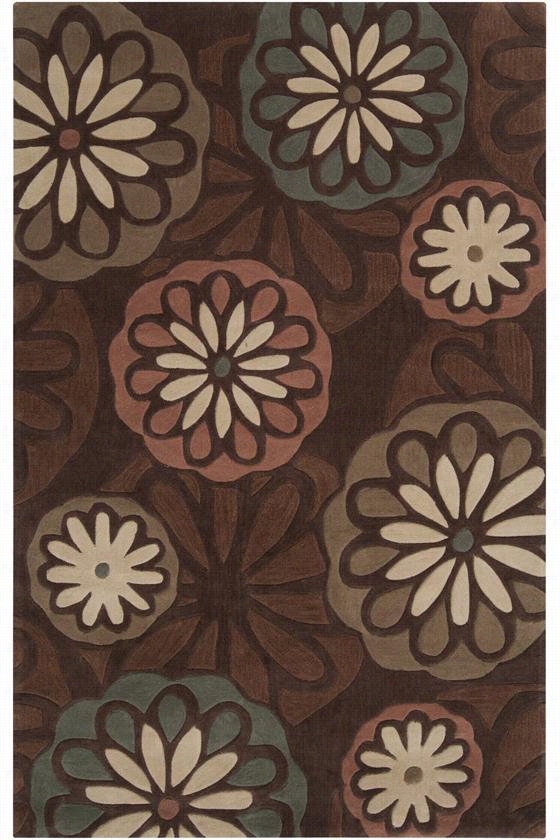 Felina Arearug  - 9'x13' ,brown