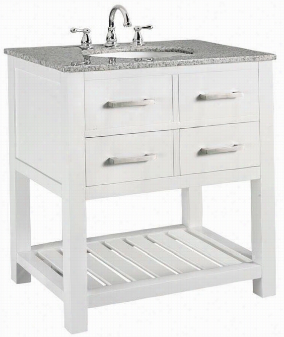 Fraser Bathroom Vanity - 35""hx31&qu Ot;", White