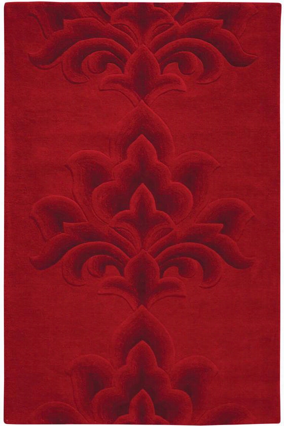 Frill Area Rug - 2'x3', Red Mix