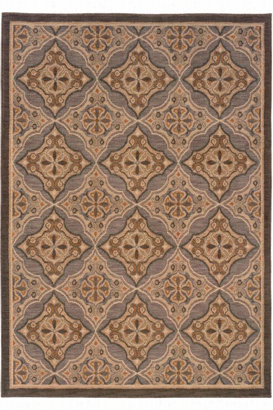 Gem Area Rug - 9'10""x12'9"", Ivory