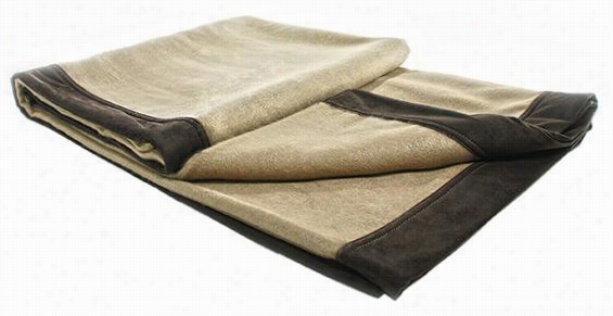 Hampton Throw Bllank Et - 65"&quto;hx50""w, Sand/chocolate