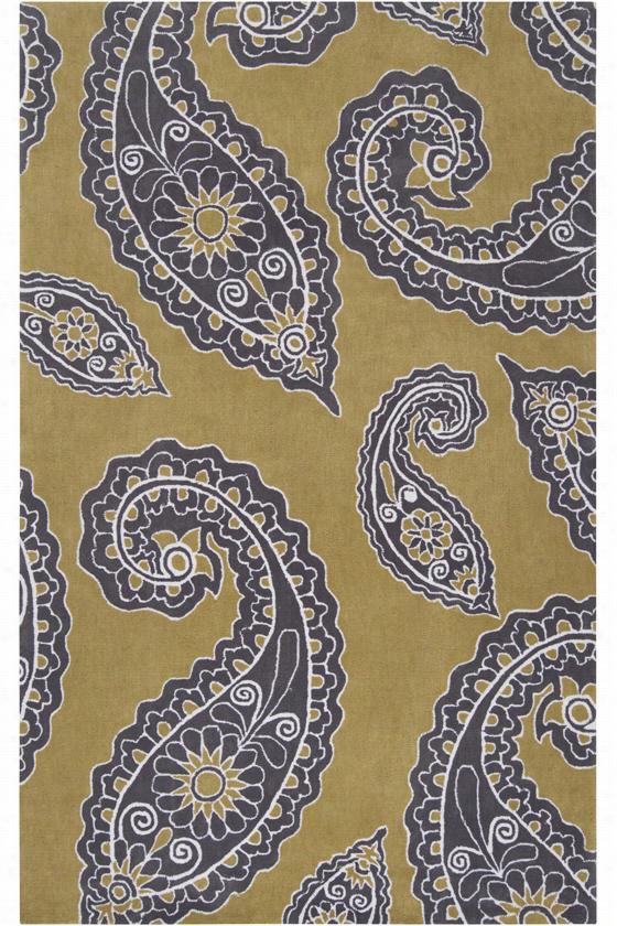 Hettinger Area Rug - 2'x3', Green-yellow