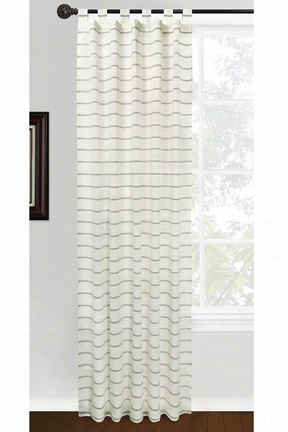 Hutton Cutain Panel - 40hx84w, Ivory