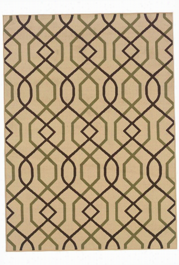 Illusson Area Rug Ii - 7'10"&;quot;x11', Beige