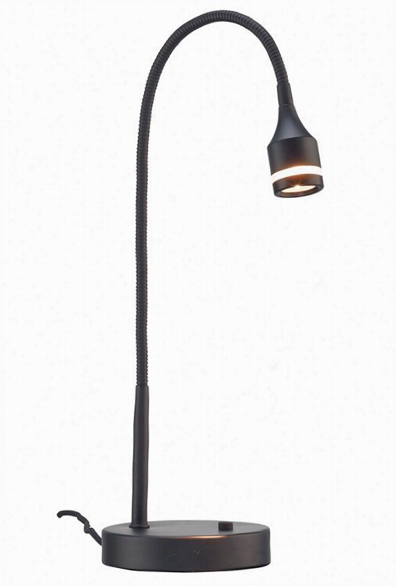 Lowell Desk Lamp - Adjustable, Black